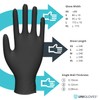 Unigloves PRO.TECT Black HD Nitrile Disposable Gloves - Ultra Heavy
