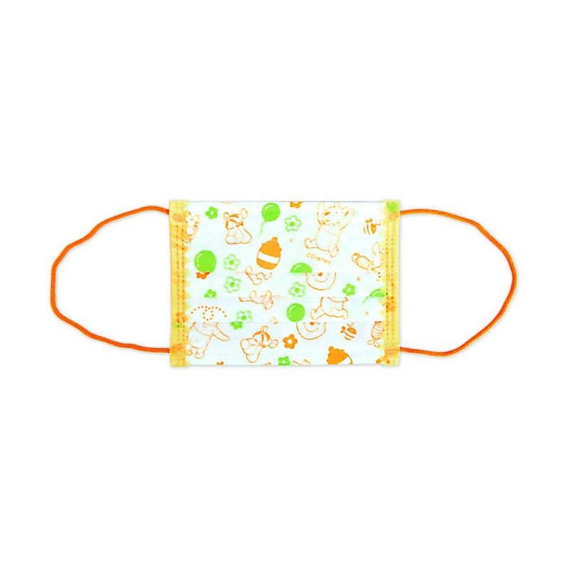 Japanese Mask Children's Non-woven Fabric Mask Pooh 7 Pieces