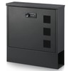 xydled Mailbox with Combination Lock,Large Capacity Wall Mounted Locking Security