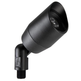 SPW Vista Professional Outdoor Lighting GR-5006-B-NL Up Light/Accent Landscape Lamp with Aluminum Housing & Black Finish (No MR16 LED Bulb Included)