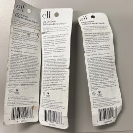 ELF 3 - E.L.F. COSMETICS LIP LACQUER IN BOLD PINK 0.08 fl. oz. NIP #22183 ELF