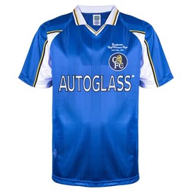 Chelsea 1998 ECWC Final Retro Football Shirt Blue XX-Large Polyester