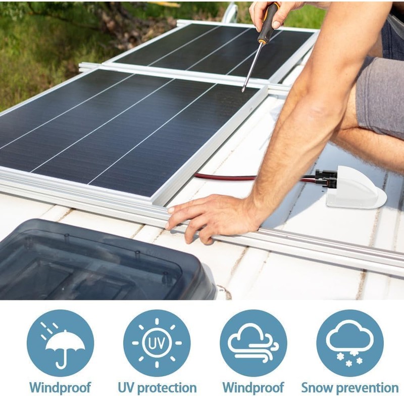Udbrud Roof Feed-Out, Pack of 2 IP68 Solar Double Cable