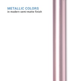 Lumex ColorSelect Walker, Lightweight & Folding 2-Wheel Walker for Adults & Seniors, Pink