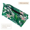 2 Pack Tissue Box Cover Holder, Palm Tree Leaves Rectangle