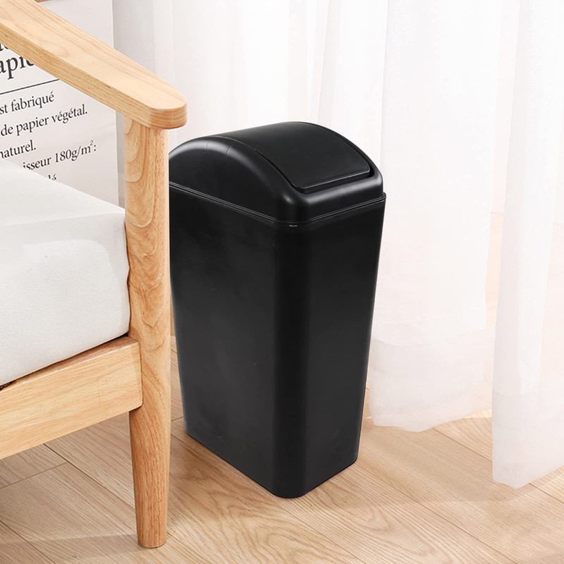 Readsky 14 Liter (3.5 Gallon) Plastic Trash Bin, Garbage Can