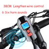 Multifunctional Bicycle Light USB Rechargeable Bike Cycling Headlight Accessory