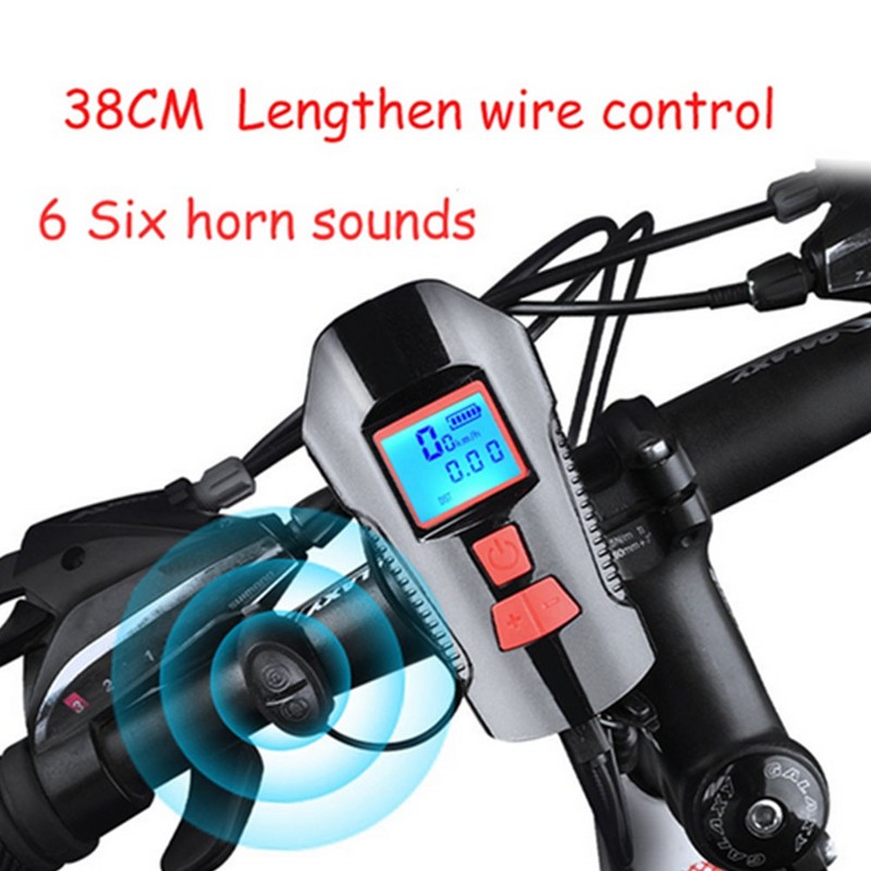 Multifunctional Bicycle Light USB Rechargeable Bike Cycling Headlight Accessory