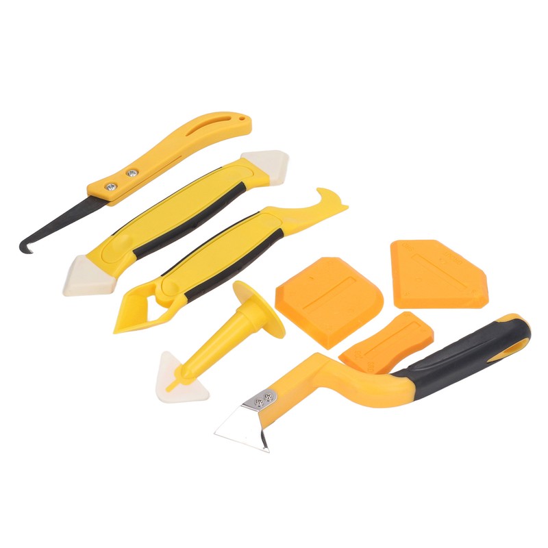 Caulking Tool Kit 8 Piece Silicone Joint Tools Caulk Remover