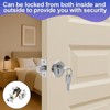 1Pcs Locks Internal, Lock for Bedroom Door, Zinc Alloy Locks