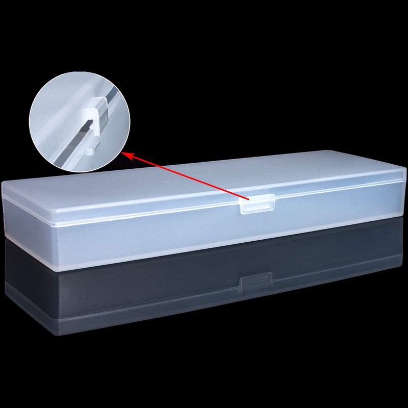 Qeuly 4 Pack 7.2" x 2.5" x 0.98" Small Rectangle