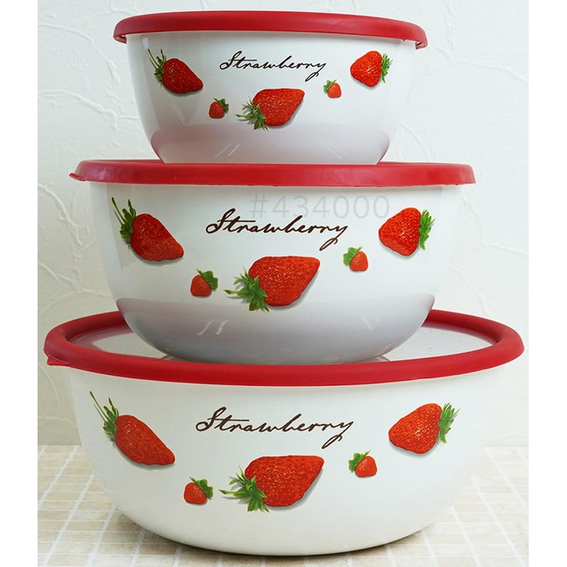 Fuji Hollow Strawberry Mixing Ball, 5.5 inches (14 cm), 0.8