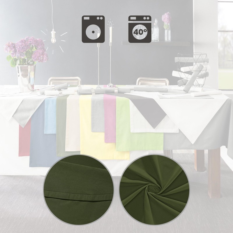 Redbest table linen, tablecloth, table cloth, table runner, plain