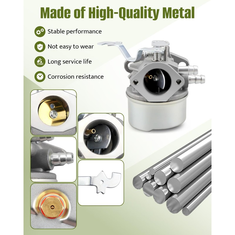 Carburetor Fit for Troy Bilt Super Bronco 21A-643B711 Tiller Replacement