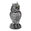 Owl Decoy Plastic Striped Small Shakeable Waterproof Vivid Shape Fake