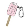 QBUC for Honda Key Fob Cover with Key Chain, for