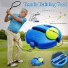 TechMel Auto Entrenador Para Jugar Tenis Practica Golpes Saques