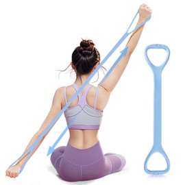 Gagaciso Stretch Tube, Stretch Band, Shoulder, Exercise Band, Ideal for Shoulder Blades and Back Muscles, Ultra High Elasticity, Anti-Slip Tube, Fitness, Muscle Training, Stress, Posture Correction