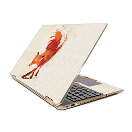 MightySkins Skin Compatible With HP Spectre x360 15.6" Gem-Cut (2019) - Vulpes Fox | Protective, Durable, and Unique Vinyl Decal wrap cover | Easy To Apply, Remove, and Change Styles | Made in the USA