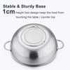 HaWare Colander Stainless Steel, 5-Quart Large Colanders with Handle &