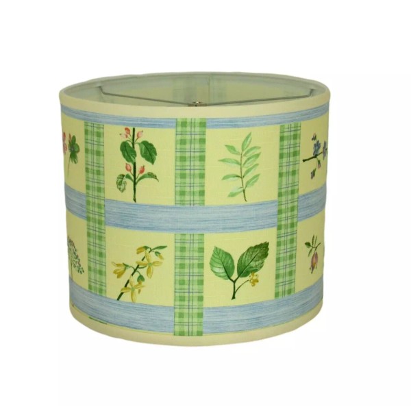 Albert Estate LTD, Botanical Print Lamp Shade , 16" Washer