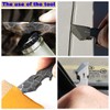 Titanium Pry Bar Multifunctional EDC Pry Tool with Pocket Clip