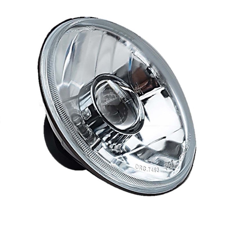 Octane Lighting 7 Inch Crystal Projector Headlight 6V 60/55W Halogen