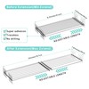 jkxoo 2Pack Expandable Closet Tension Shelves Organizers, Adjustable Wall Mounted