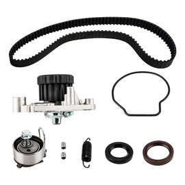 PHILTOP Timing Belt Kit for 2001-2005 Civic, 14400-PMM-A02, 14520-PLC-335, 19200-PLM-A01, TS26312, ITM312