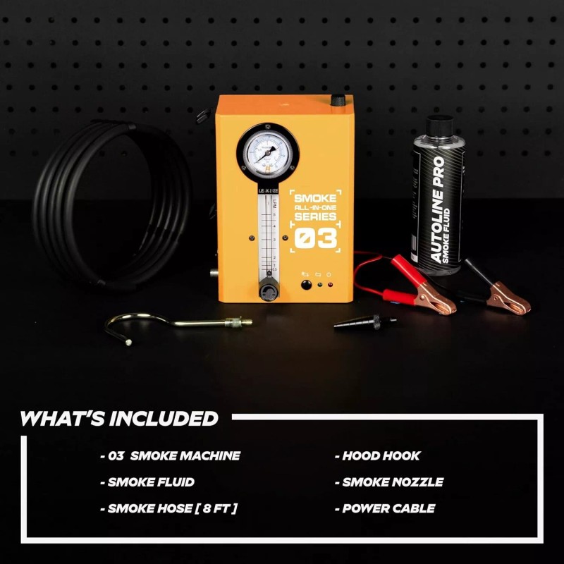 AUTOOL Automotive EVAP Smoke Machine Diagnostic Vacuum Leak Detection Tester