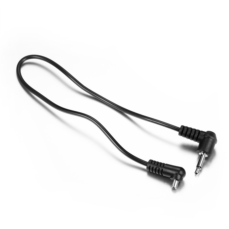 (2 PCS) 3.5mm to Male Flash PC Sync Cable,12-Inch/30CM 3.5mm