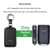 Jayanes Genuine Leather Key Fob Cover Compatible with Mazda 3