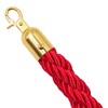 ANCLLO 1.5m Red Twisted Queue Rope Divider Mass Control Support