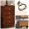 MOROBOR Antique Cabinet Pull Handle,6pcs Antique Pendant Ring Pulls Drop