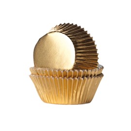 House of Marie 24 Muffin Cases Gold