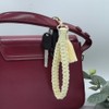 Moydolo Macrame Boho Handmade Cute Bracelet Holder Keychain Wristlet Key