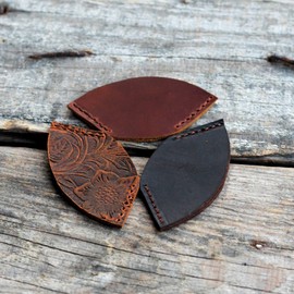 JJNUSA 3Pcs Leather Bookmark Page Corner Page Maker Leather Bookmark Gift for Him, Christmas, Husband, Anniversary, Girlfriend, Valentines Day, Wife Bookmark, Gift for Reader