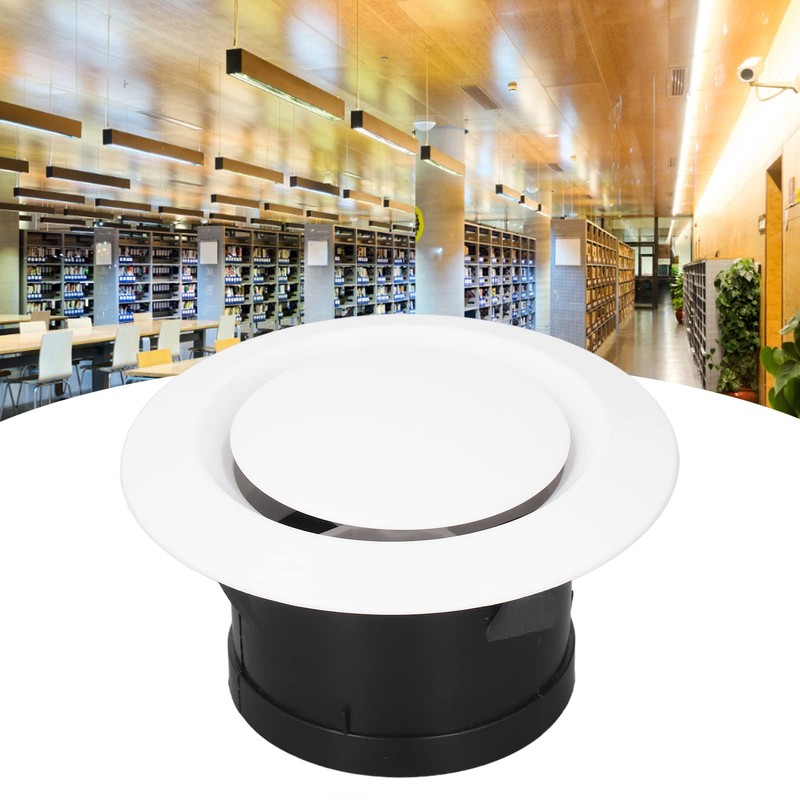 QANYEGN Soffit Vent, Adjustable Air Vent, ABS Wall Round Soffit