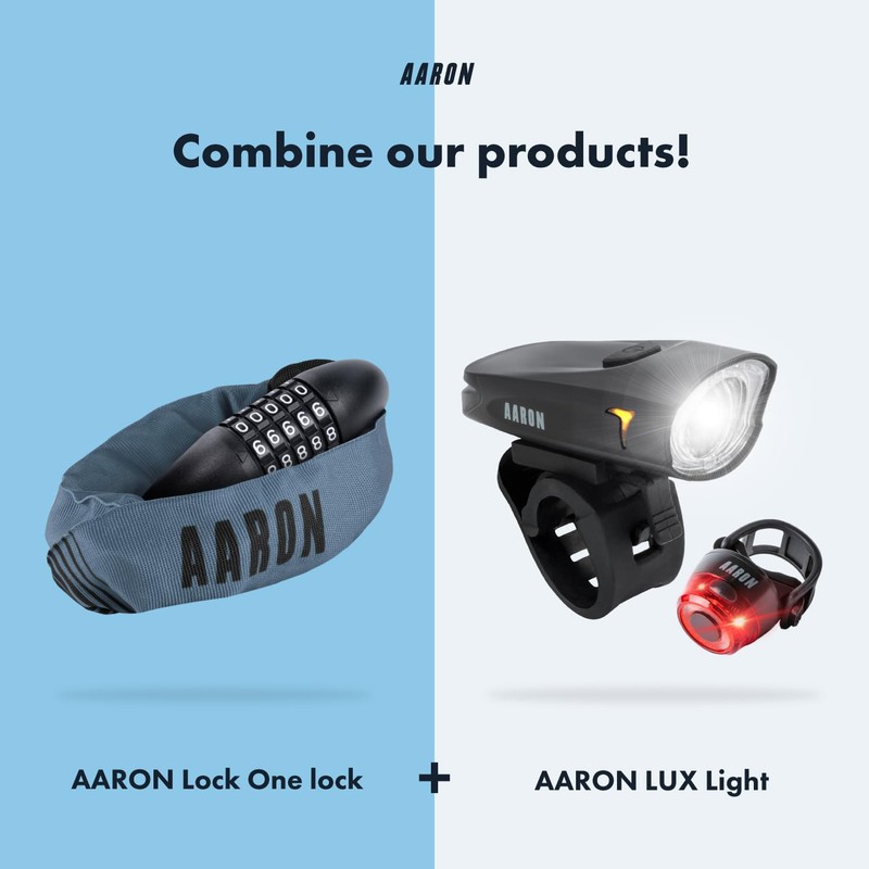 AARON - Lock One Bicycle Lock - 5-Digit Numerical Code