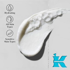 Kiehl's Ultra Facial Barrier-Hydrating Cleanser, Cream-To-Foam Non-Stripping Daily Face Wash For All Skin Types, Including Sensitive