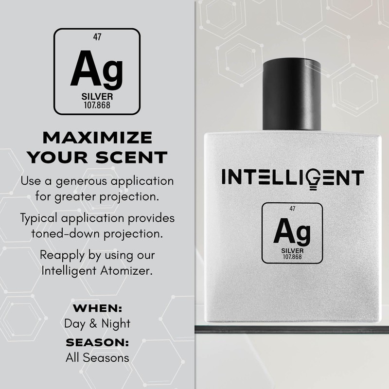 Intelligent Silver Eau de Parfum | Cologne for Men |
