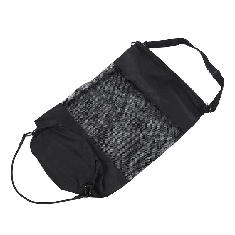 Mesh Trash Bag Washable Large Capacity Lightweight Portable Outdoor Garbage