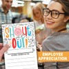 m&h invites Doodle Shout Out Cards For Teachers, Students, Employees,