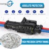 Daevkaema 352Pcs Waterproof Electrical Connector Terminals Automotive Electrical Wire Connectors