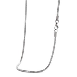 SEIYA INTERNATIONAL Men's Necklace, Stainless Steel Snake Chain, 45 cm, Stainless Steel