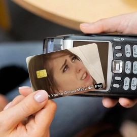 Any Custom Product Credit Card Skin Stickers You are Gonna Make Pay Vinyl Credit Card Skins 2 Pack