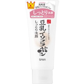 (Sold as Set) Noevia Sana Smooth Honpo Moist Cleansing Face Wash NC (5.3 oz (150 g) x 3 Piece Set Contains Soy Milk Isoflavones, Makeup Remover