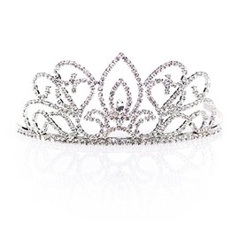 Anderson's Adele Tiara, 2 1/4 Inches High, Wedding, Prom, Pageant Tiara
