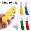 16 Pcs Folding Utility Knife 4 Color Retractable Box Cutter