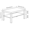 Ikea LACK coffee table, 90x55 cm, white